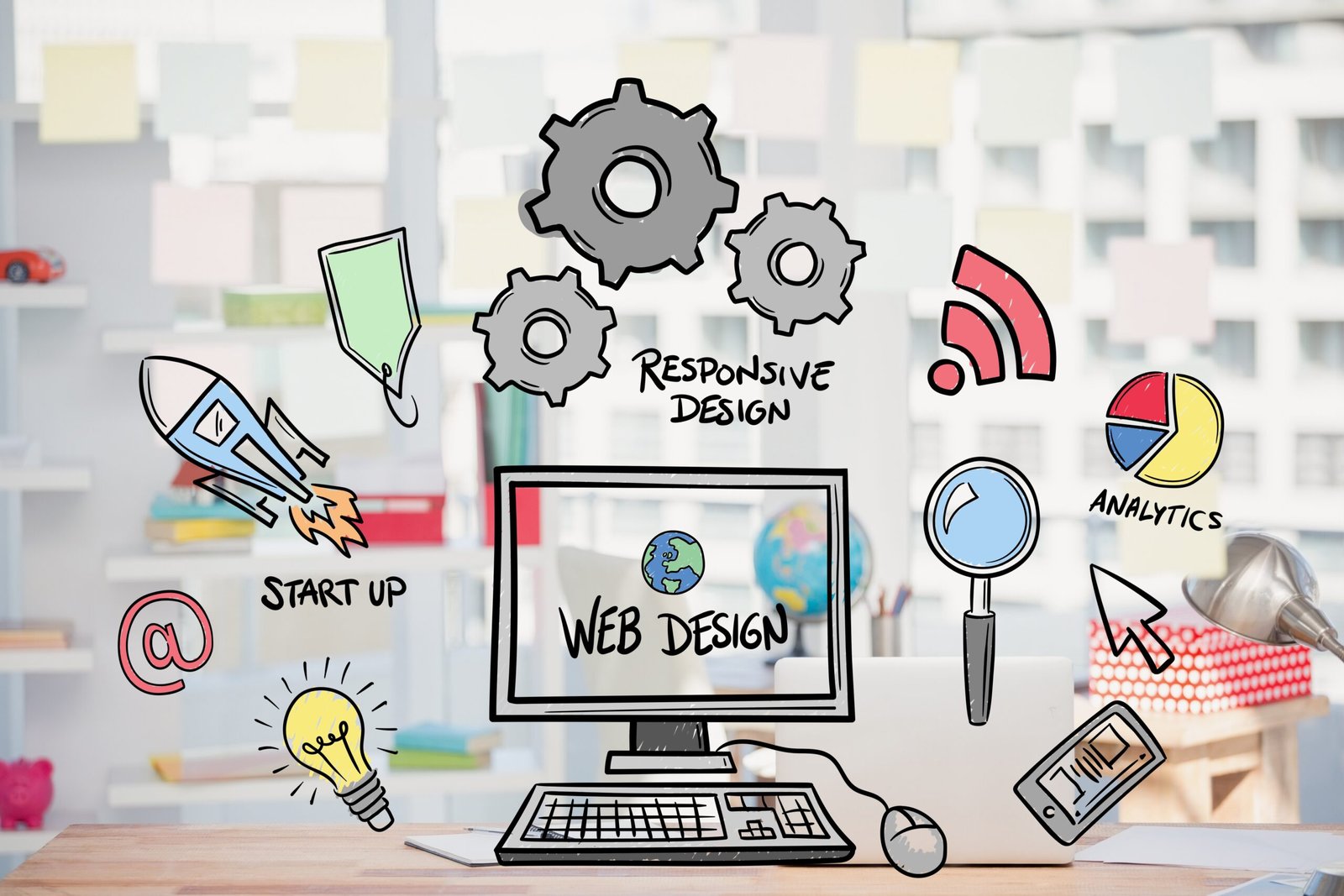 Custom logo created through expert graphic design service